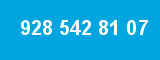 928 542 81 07 928 542 81 07